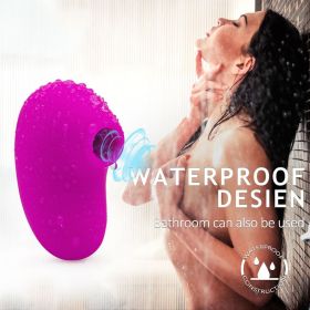 Sucker Toy for Women Sex Toy Sucking Tongue Suction Oral Stimualator Hands Free Silicone Pleasure Toy Couple Waterproof Vibrator for Women Breast