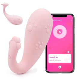 Invisible Wearable App Vibrator for G Spot Clitoral Stimulation; Multi Vibrating Modes Stimulation Remote Control;  Waterproof USB Rechargeable a