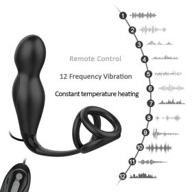 Prostate Massager MassagerRVibrating Prostatic Massagerr For Men Silicone Waterproof Wireless Remote Control Male Prostate Massager Wireless Remo