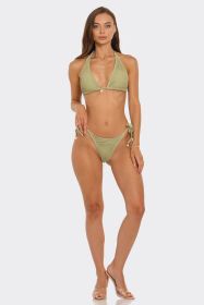 2527 Allegra Bikini Set (Color: Olive, size: XL)