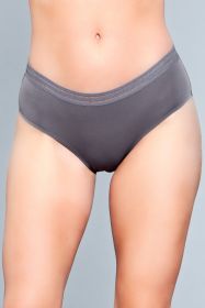 1848 Roxy Panty (Color: Grey, size: M)