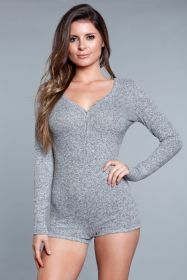 1882 Nala Romper (Color: Grey, size: M)