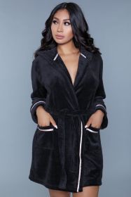 1966 Alyssa Robe (Color: Black, size: 3X/4X)