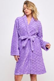 2490 Ariel Robe (Color: Purple, size: L/XL)