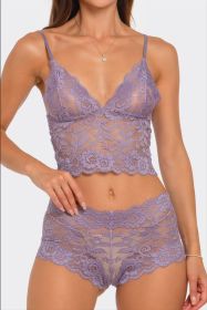 2789 Eye On You 2 Piece Set (Color: Lavender, size: XS)