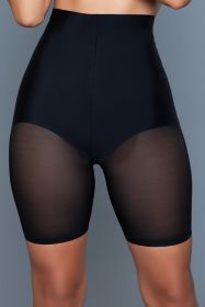 2171 Suit Your Waist Boyshort (Color: Black, size: S/M)