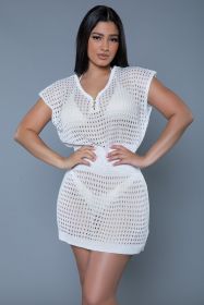 2410 Sophie Mini Dress (Color: White, size: L/XL)