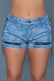 J26 Nowhere to Run Shorts (Color: Blue, size: L)