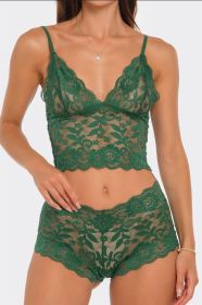 2789 Eye On You 2 Piece Set (Color: Military Green, size: XL)