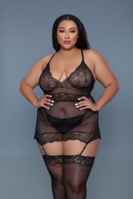 2273 Ryder 2 Piece (Color: Black, size: S)