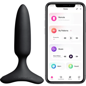 LOVENSE Hush 2 Vibrating Butt Plug, Silicone Anal Vibrator for Men with Remote Control (size: 1 in)