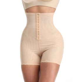 Women Postpartum Girdles Tummy Control Knickers Slimming Panties High Waist Body Shaper Butt Lifter Briefs Shapewear (Color: Skin, size: L)