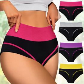 4 Pack Classic Women Tight Panties Bikini Panty Women's Mid-High Waist Briefs Knickers (Color: 4 Pack multi color, size: S)