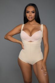 2375 Keep It Tight Bodysuit Shaper (Color: Nude, size: L/XL)