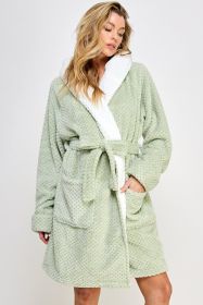 2483 Bailey Robe (Color: Mint Green, size: L/XL)